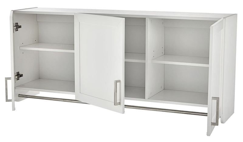 For Living 3-Door Wall Laundry Cabinet, White J8