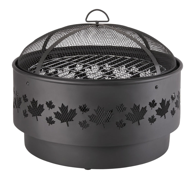 For Living Brome Round Outdoor Wood Firepit, 24-in I3