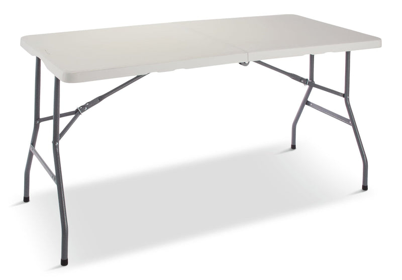 For Living Folding Compact Table, Indoor/Outdoor, 5-ft K6