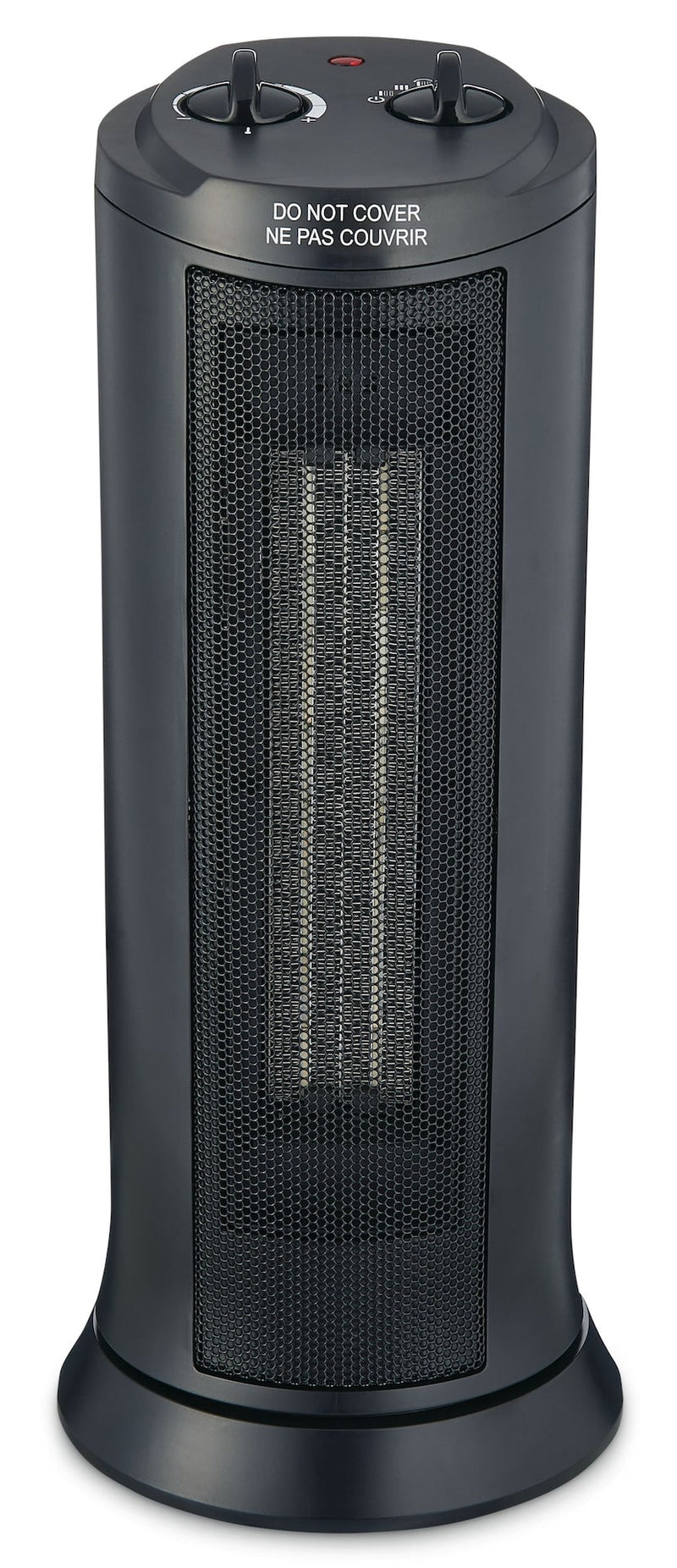 For Living Oscillating Tower Ceramic Space Heater withThermostat, 1500W, Black T9