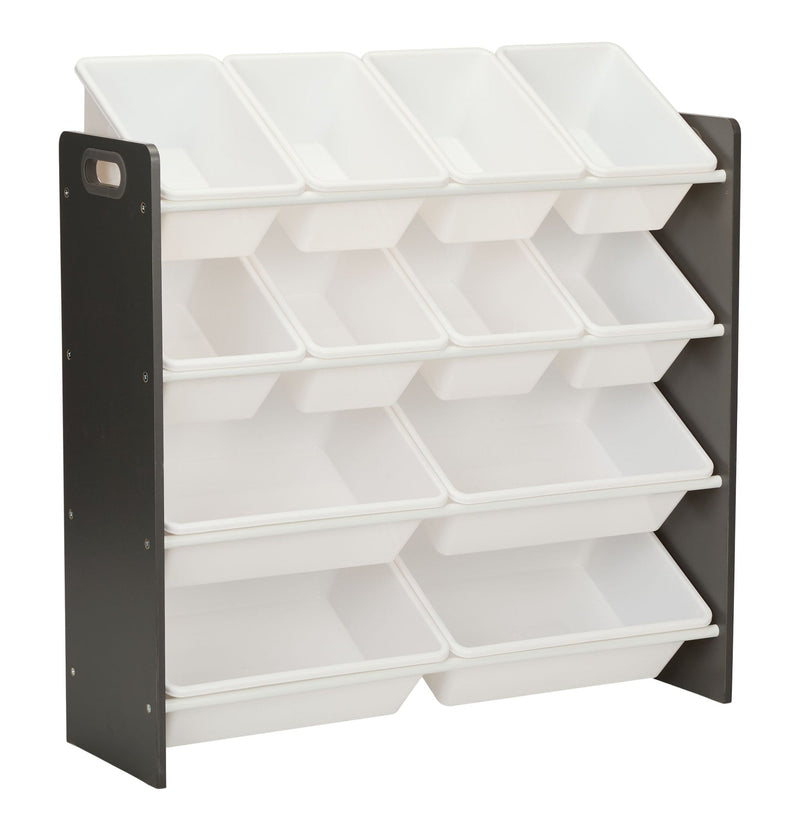 For Living Stain & Rust Resistant Sturdy 12-Bin Organizer, Grey F2