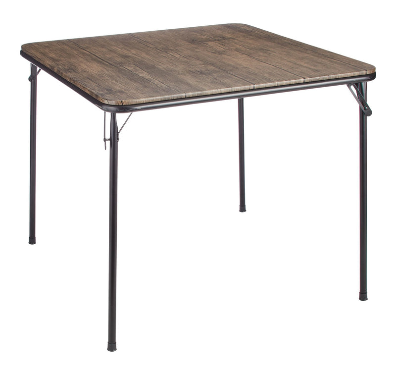 For Living Wood Top Folding Card Table, Compact Design Y1