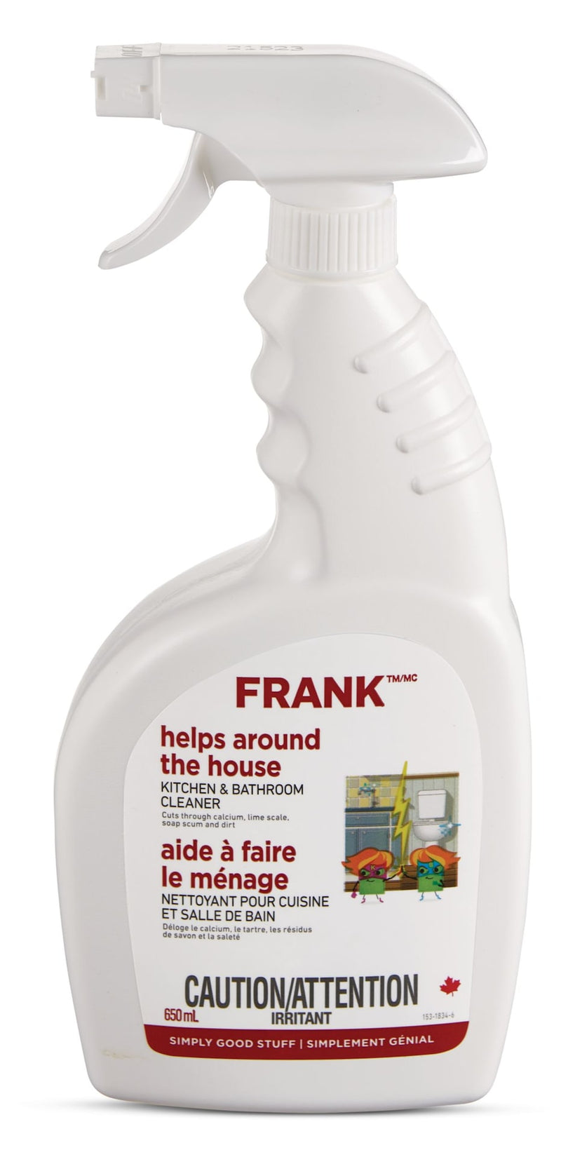 FRANK Multi-Surface Kitchen & Bathroom Cleaner, 650-mL I5