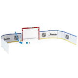 Franklin NHL Mini Hockey Half Rink Set with Net, Sticks, Balls & Boards