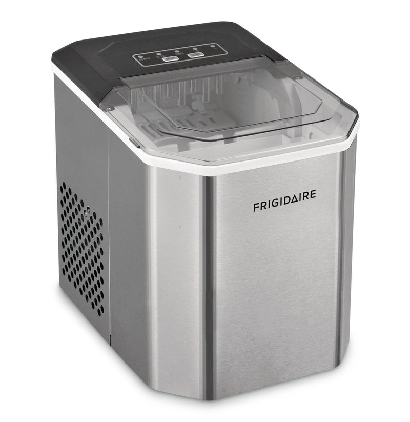 Frigidaire Stainless Steel Countertop Ice Maker with LED Display, 2.3-qt, Silver Q4