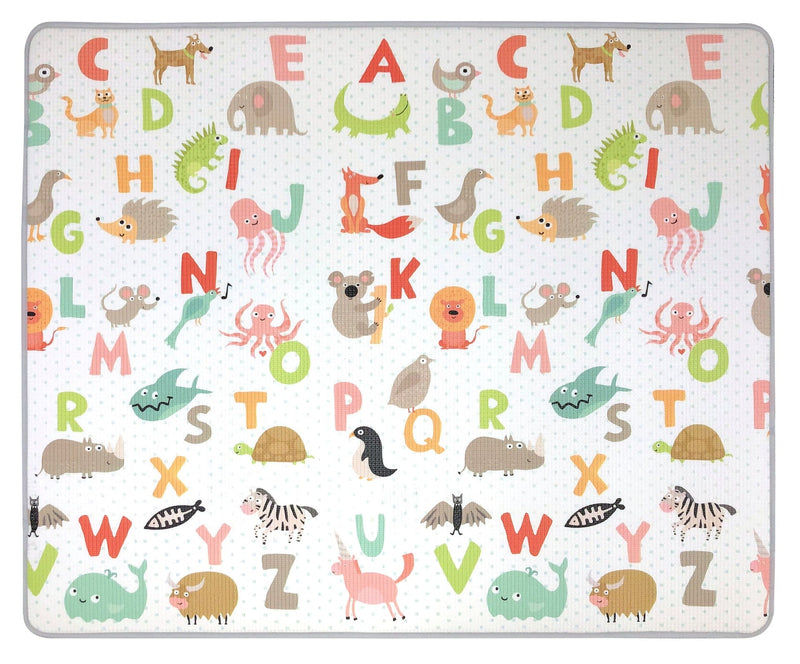 Funplay Foldable Double-Sided Play Mat for Kids, 59 x 71-in E6
