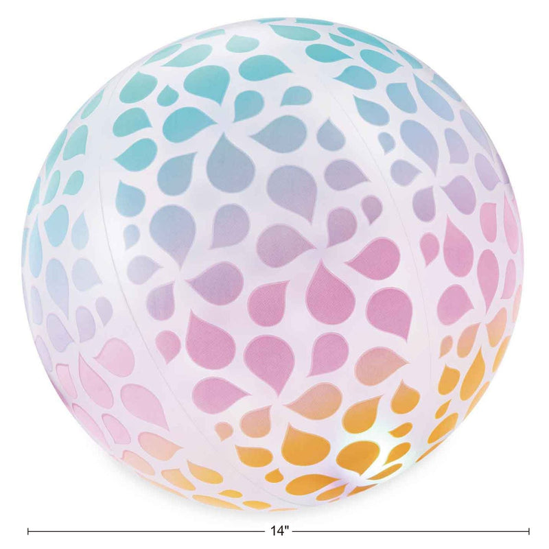 Funsicle Fun Glow Beach Ball, LED Lights, Ages 9+ B1
