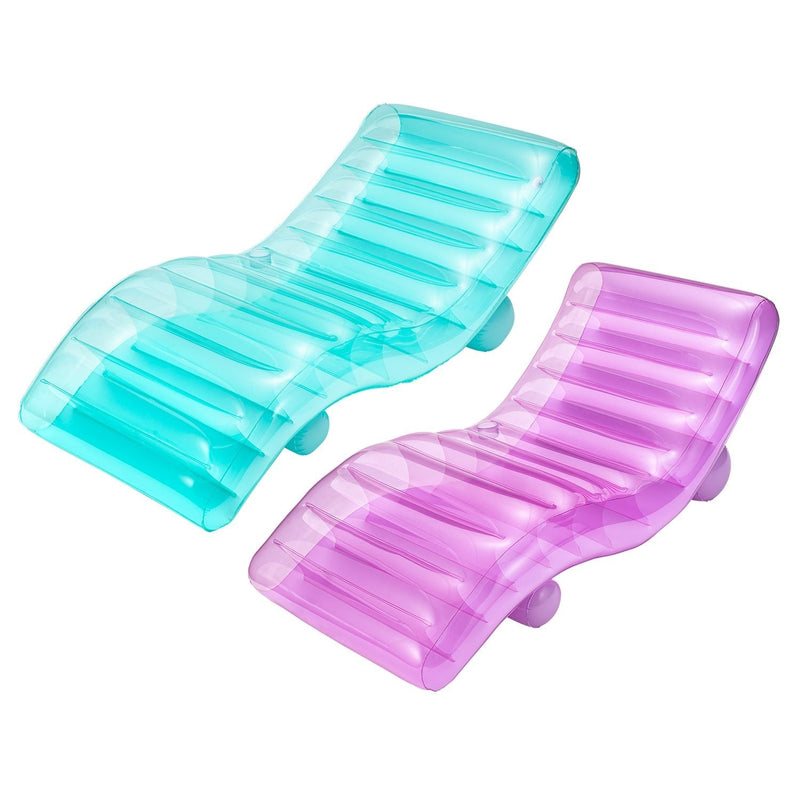 Funsicle FunChaiser Pool Lounger, 2-in-1 Valve, Ages 14+ P7