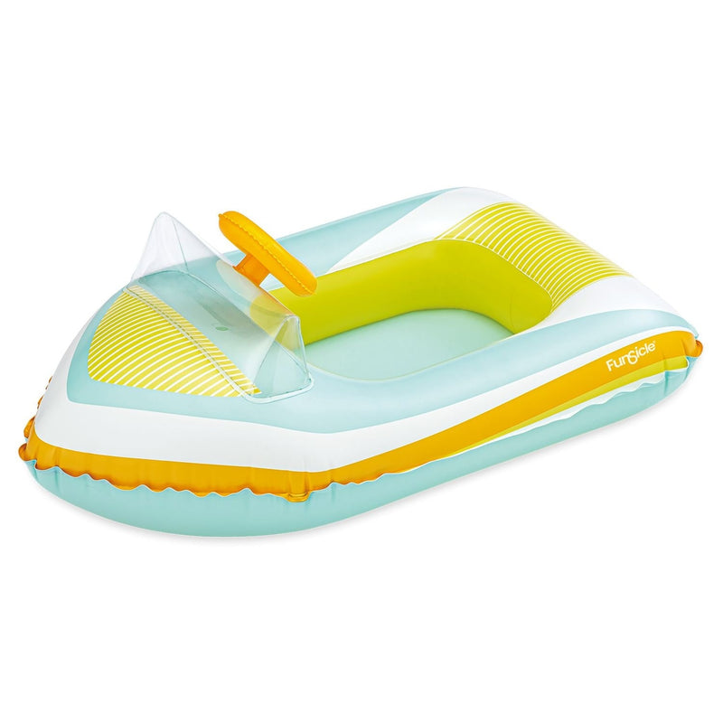 Funsicle Speed Baby Boat Pool Float, Inflatable, Ages 1+ W6