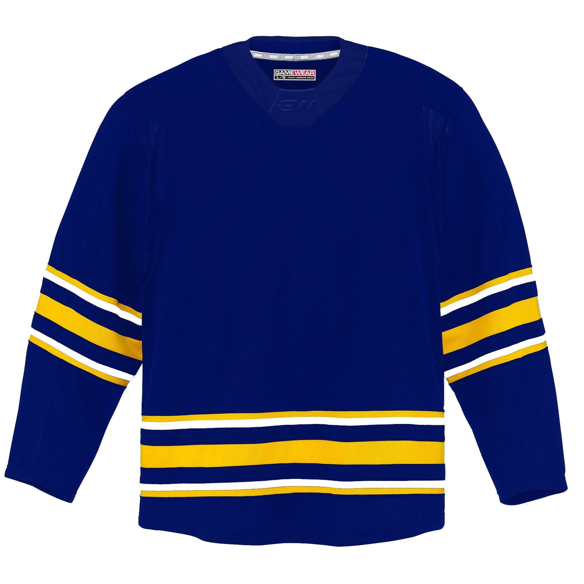 Gamewear 8500 Pro Team Hockey Jersey, Junior, Buffalo Sabres Home Colours, Various Sizes