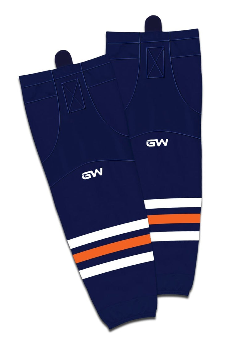 Gamewear 8500 Pro Team Performance Hockey Socks, Edmonton Oilers Home Colours, Assorted Sizes C9