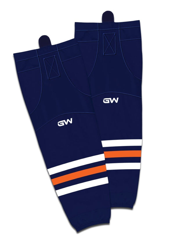 Gamewear 8500 Pro Team Performance Hockey Socks, Edmonton Oilers Home Colours, Assorted Sizes R7