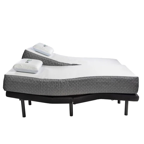 Ghostbed by Nature's Sleep 28 cm (11 in.) Gel Memory Foam Mattress with Adjustable Base G6