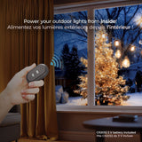 Globe Electric 50-ft 14/3 Outdoor Power Cord with Wireless Remote & 3 Grounded Outlets, Green