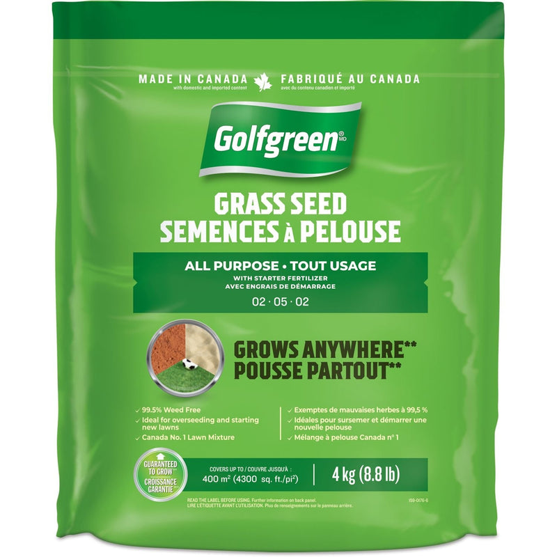 Golfgreen All Purpose Grass Seed, 4-kg Q4