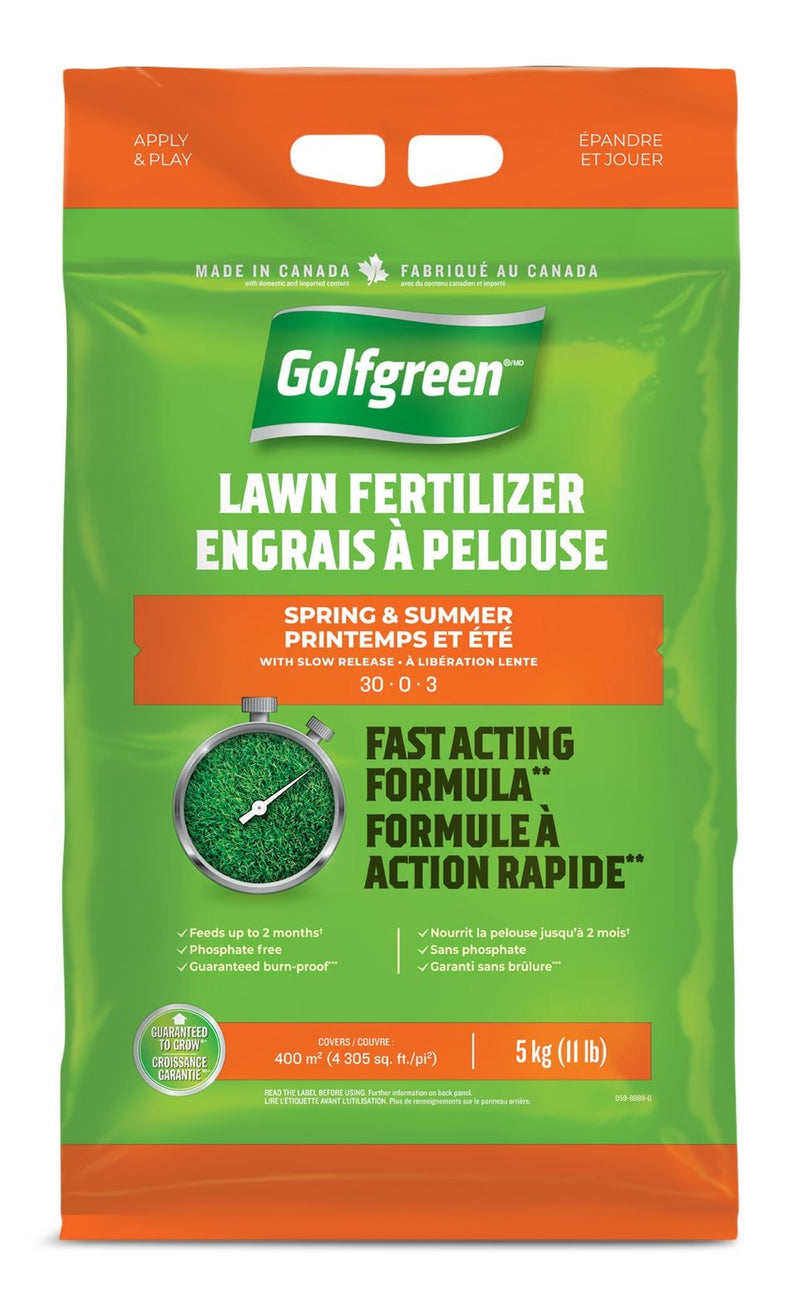 Golfgreen Lawn Fertilizer, 30-0-3, 5-kg N0