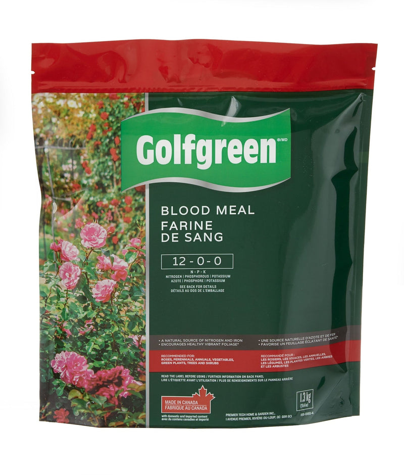 Golfgreen Organic Blood Meal Plant Food, 12-0-0, 1.3-kg Y5
