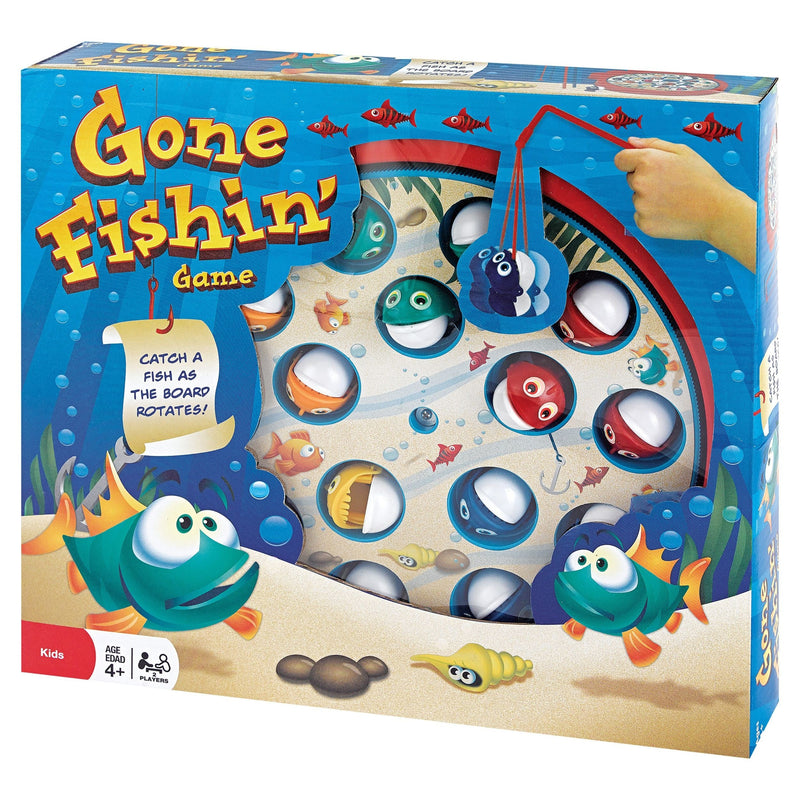 Gone Fishin' Hand-Eye Coordination Game, Multi-Coloured, 2 Players, Ages 4+ P1