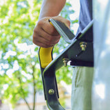 Gorilla Heavy-Duty Easy Pivot/Dump Steel Tub Wheelbarrow, Steel Tray, 6-cu-ft