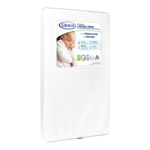 Graco Premium Dual-Comfort Crib & Toddler Mattress G0