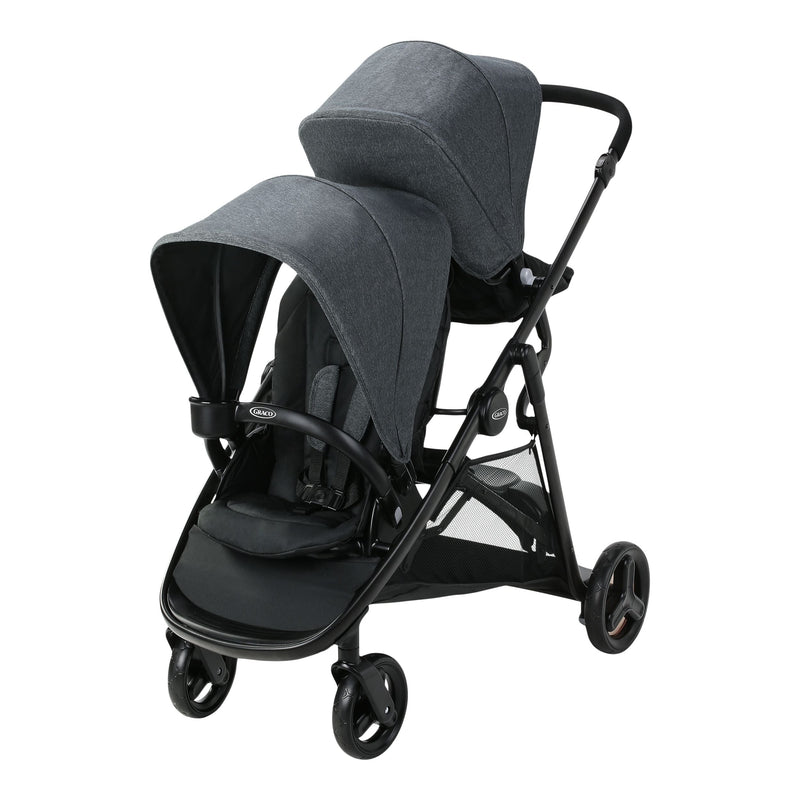 Graco Ready2Grow 2.0 Double Stroller, Foldable and Lightweight Baby Stroller, Rafa F7