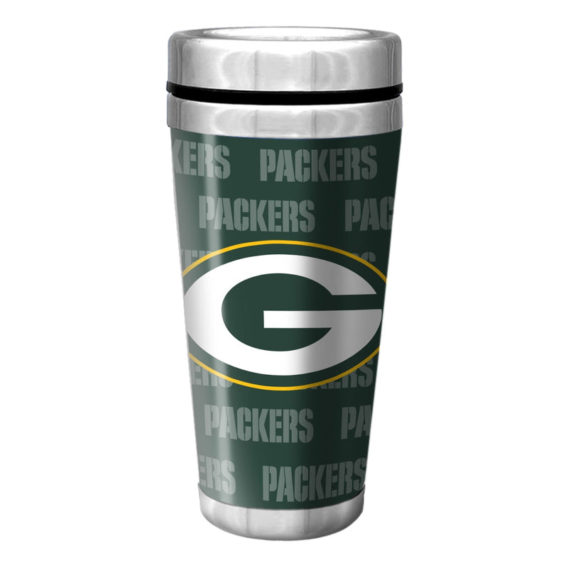 Green Bay Packers Stainless Steel Travel Mug For NFL Football Fans/Collectors, 16-oz G1