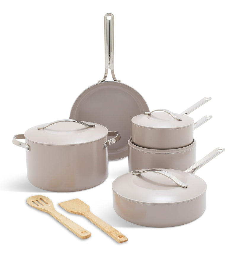 GreenPan Nova Cloud White Cookware Set, 11-pc B9