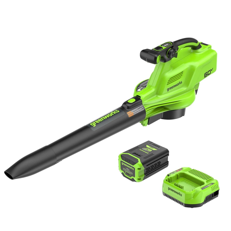 Greenworks 60V 520 CFM/240 MPH Blower Vacuum with 4Ah Battery M3