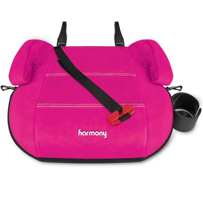 Harmony Backless Booster Elite, Fits Kids 34–57-in Tall, Pink J1