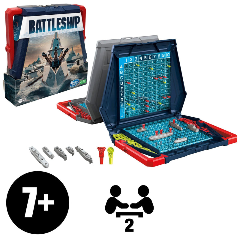 Hasbro Games Battleship Classic Board Game, Strategy Game for Kids, Age 7+ O2
