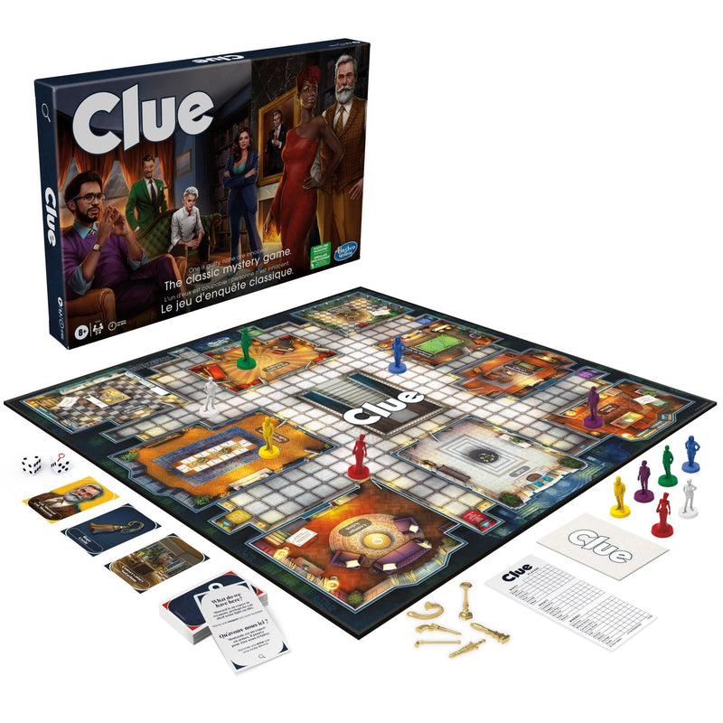 Hasbro Games Clue Classic Mystery Board Game, Ages 8+ S4