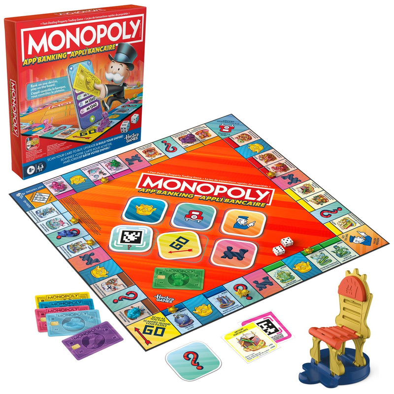 Hasbro Games Monopoly App Banking Board Game for Ages 8+ Q5