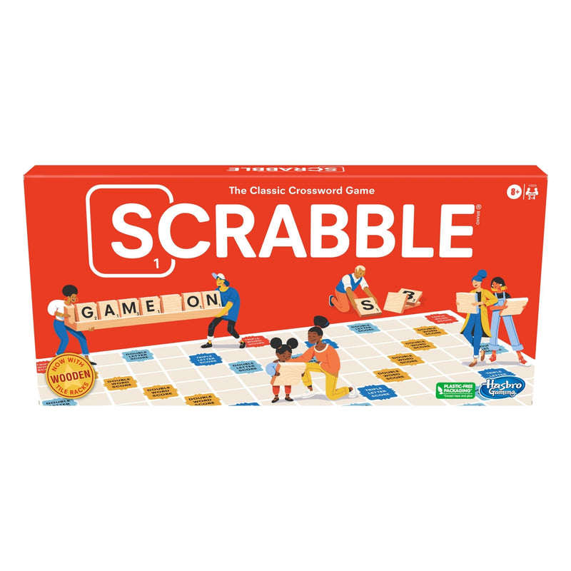 Hasbro Games Scrabble 2-4 Player Crossword Board Game, English, Ages 8+ H5