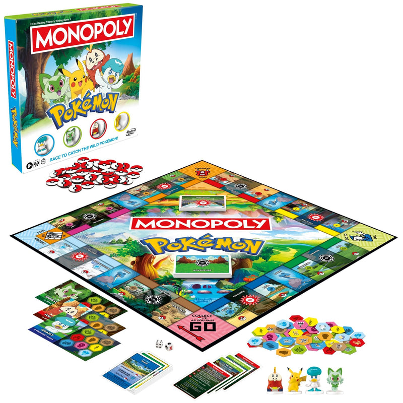 Hasbro Monopoly Classic Board Game: Pokemon Edition Q6