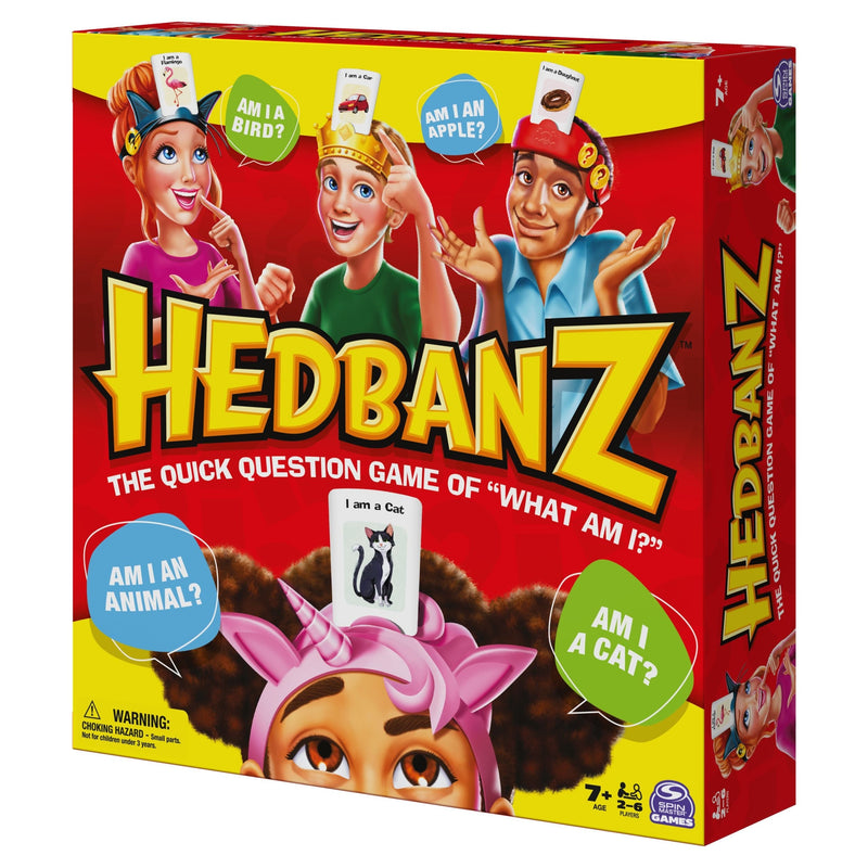 Hedbanz 2nd Edition Picture Guessing Board Game, Ages 7+ U0