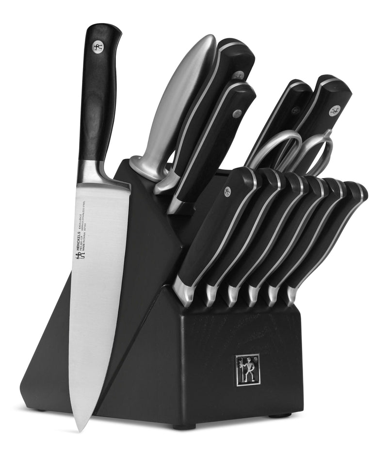 Henckels Forged Steel Single-Rivet Block Set, 14-pc Y0
