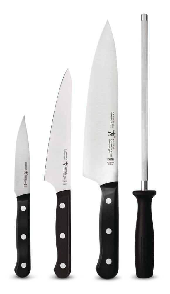 Henckels Solution Stainless Steel Fine Edge Knife Set, 4-pc M4