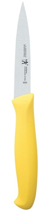 Henckels Stainless Steel Paring Knife, Dishwasher Safe, 3.5-in, Assorted Colours I3