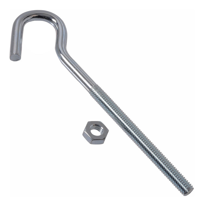 Hillman Zinc-Plated Lag Bolt Clothesline Hook, Corrosion Resistance, 7-1/4-in Q7