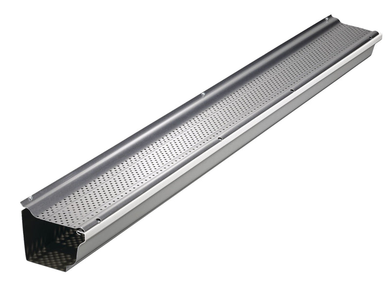 Holmes Smart Screen 20-ft Aluminum Gutter Guards, Metallic, 5-pk M1