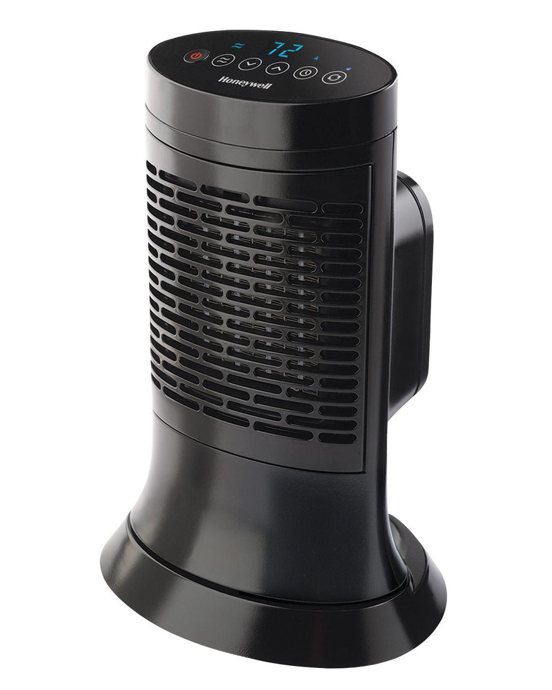 Honeywell HCE351C Digital Mini-Tower Ceramic Space Heater, 1500W, Black Q4