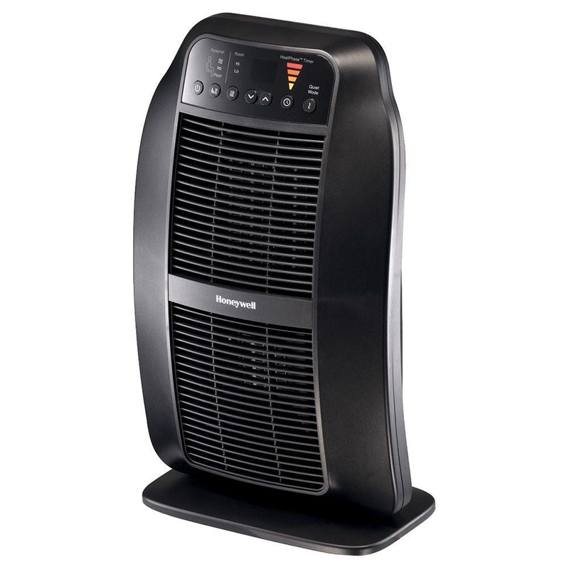 Honeywell HCE840BC HeatGenius Multizone Ceramic Space Heater, 1500W, Black B8