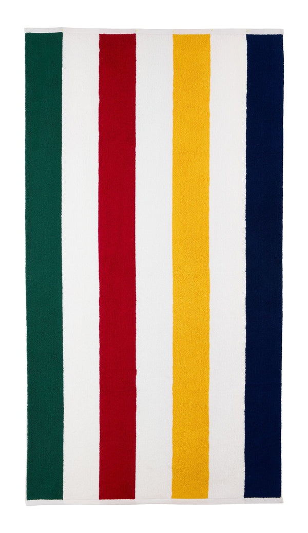 Hudson’s Bay Stripes Beach Towel, Cabana Vertical, Multi-Coloured, 70-in x 40-in W4