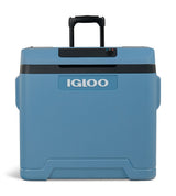Igloo 12V Portable Electric Cooler with Wheels, Blue, 40-L