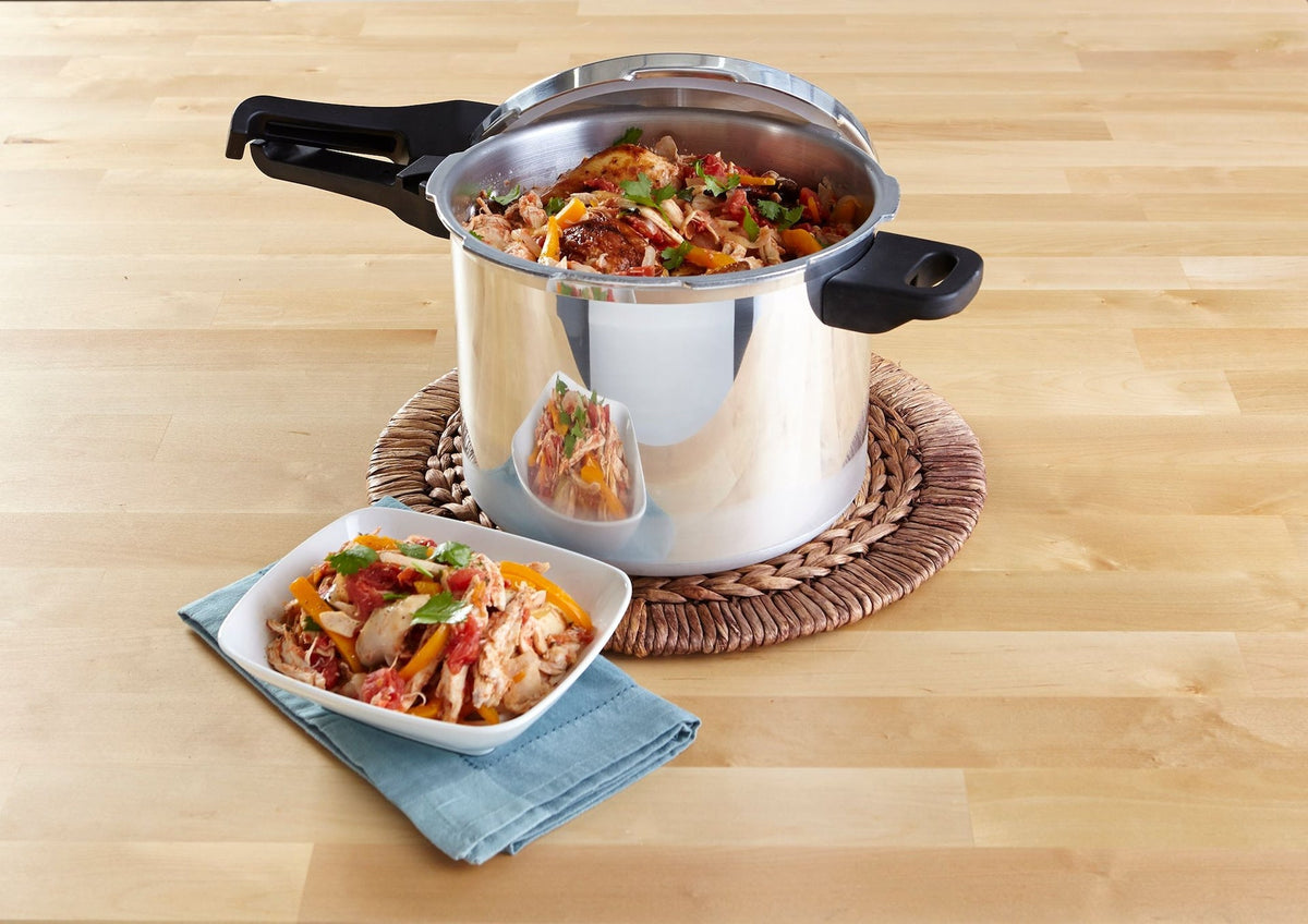 Imusa Stovetop Pressure Cooker, Aluminum, 7-qt