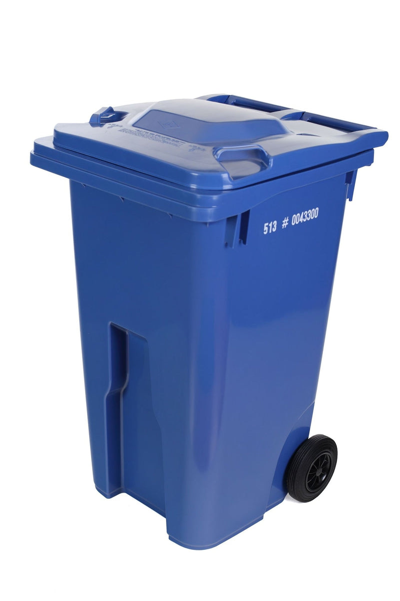 IPL Mastercart 240-L Plastic Rectangular 8-in Wheeled Compost Bin/Recycling Bin/Garbage Can, Assorted Colours B3