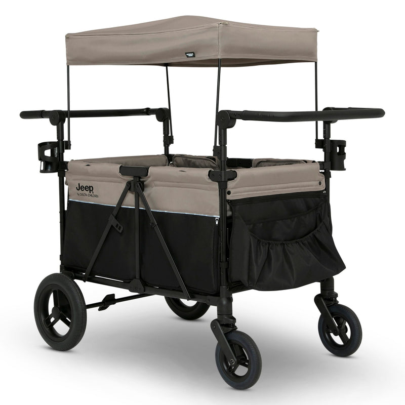 Jeep Gladiator Stroller Wagon by Delta Children, Black/Tan H5