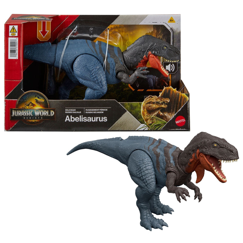 Jurassic World Wild Roar Dinosaur Toy with Roar Sound & Attack Action, Assorted R5