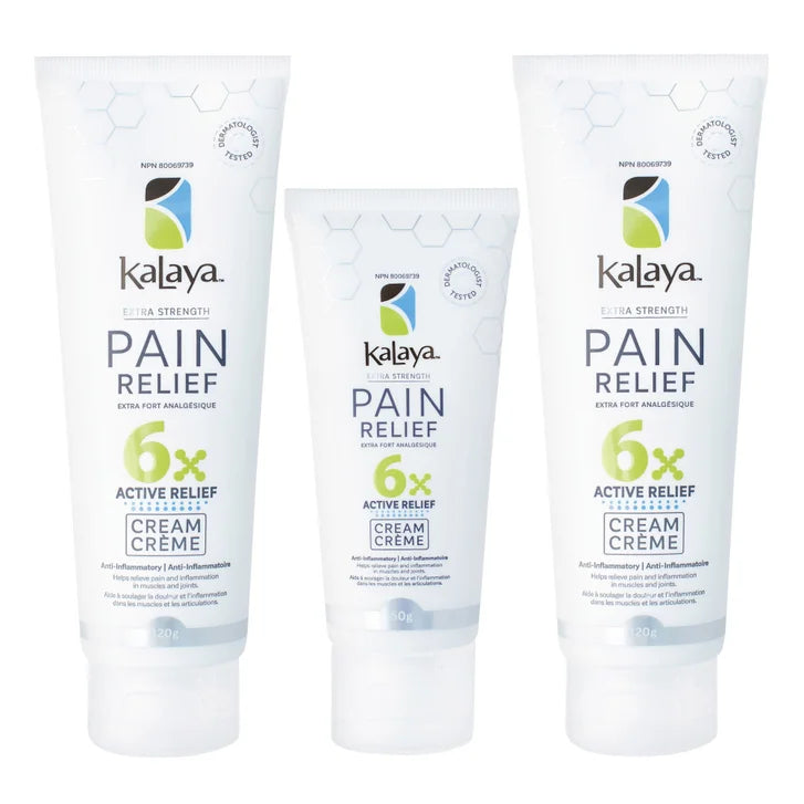 KaLaya 6x Extra Strength Pain Relief Cream, 2 x 120 g + 50 g C5