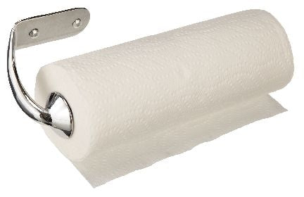 Kamenstein Stainless Steel Under Cabinet/Wall Mount Paper Towel Holder with Extension Arm & Mounting Hardware F7